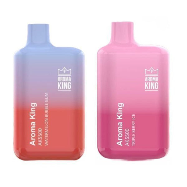 0% Aroma King AK5500 Disposable Vape Pod- Box of 10