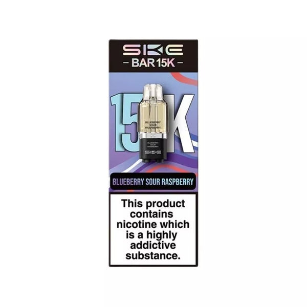 SKE Bar 15K Blueberry Sour Raspberry Refill Pods