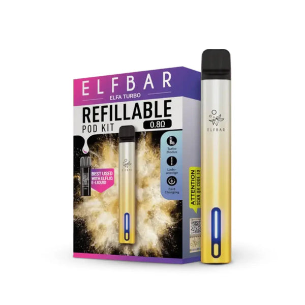 Elf Bar ELFA Turbo Refillable Pod Vape Kit