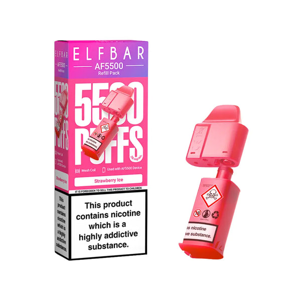 Elf Bar AF5500 Strawberry Ice Refill Pod