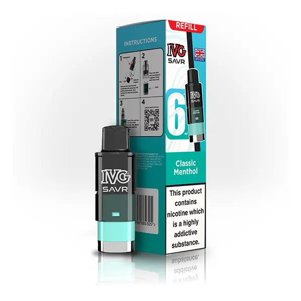 IVG SAVR Classic Menthol Refill Pods