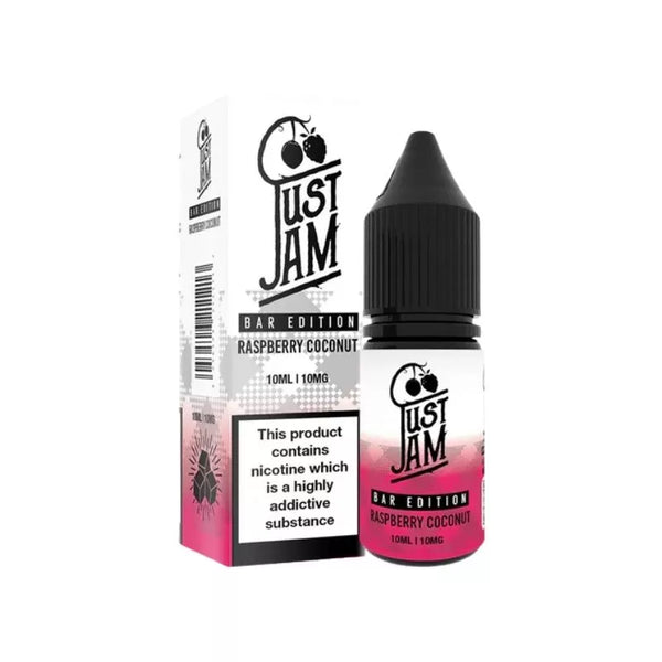 Just Jam Bar Edition Raspberry & Coconut 10ml Nic Salt