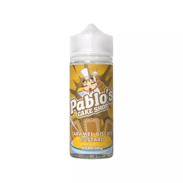 Pablo's Cake Shop Caramel Biscuit Custard 100ml E-liquid