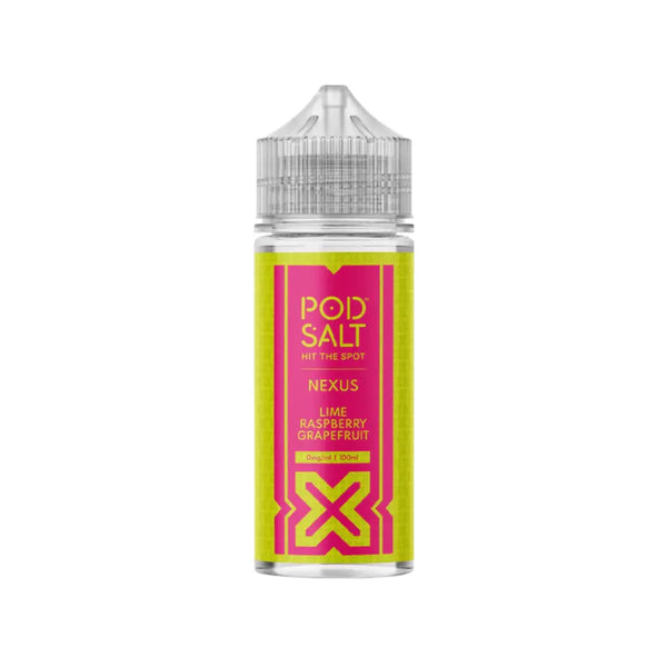 Pod Salt Nexus Lime Raspberry Grapefruit 100ml E-liquid