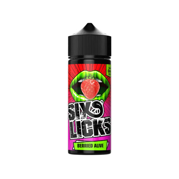 Six Licks Berried Alive 100ml Shortfill E-liquid
