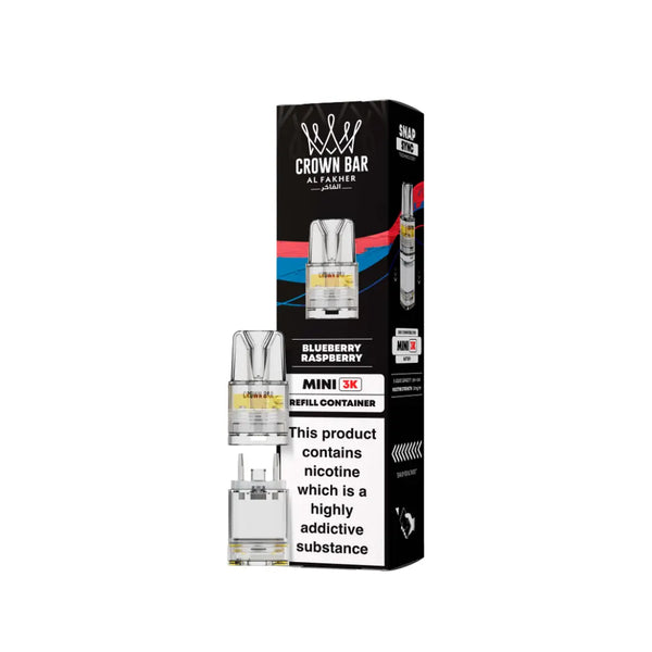 Al Fakher Crown Bar Mini 3K Refill Pods