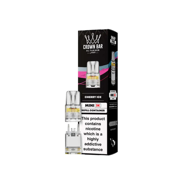 Al Fakher Crown Bar Mini 3K Refill Pods