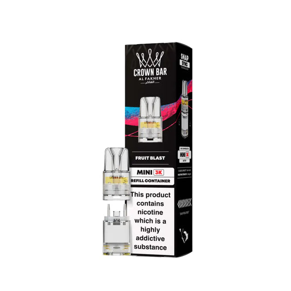 Al Fakher Crown Bar Mini 3K Refill Pods