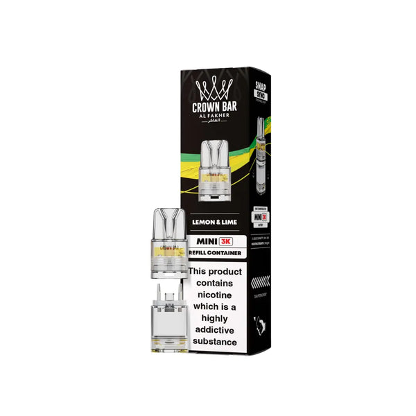 Al Fakher Crown Bar Mini 3K Refill Pods