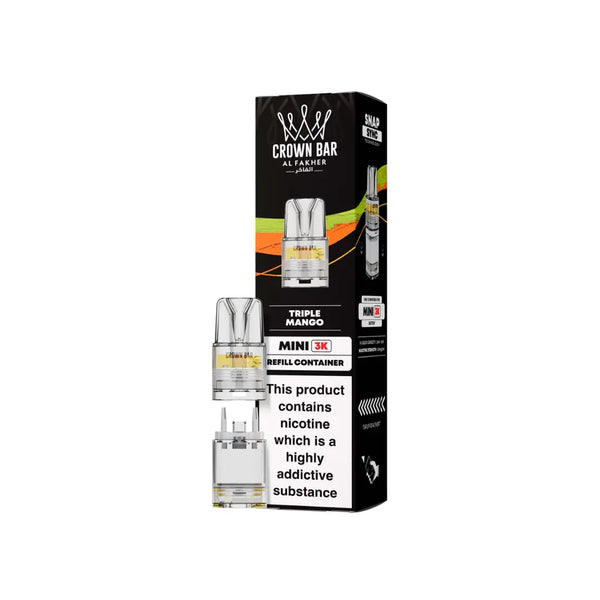Al Fakher Crown Bar Mini 3K Refill Pods