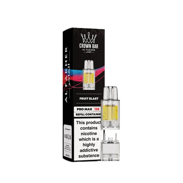 Al Fakher Crown Bar Pro Max 12K Fruit Blast Refill Pods