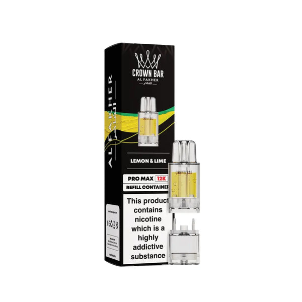 Al Fakher Crown Bar Pro Max 12K Lemon & Lime Refill Pods