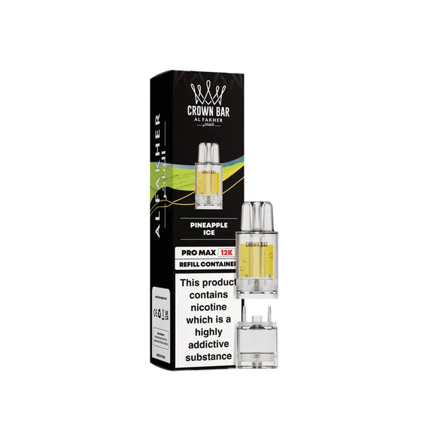 Al Fakher Crown Bar Pro Max 12K Pineapple Ice Refill Pods