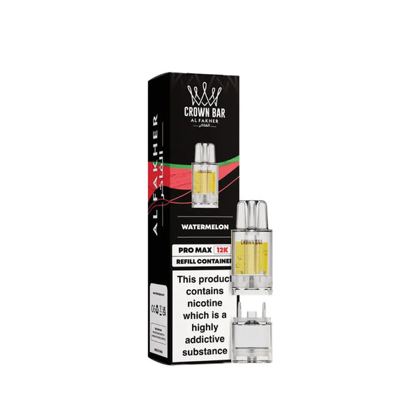 Al Fakher Crown Bar Pro Max 12K Watermelon Refill Pods