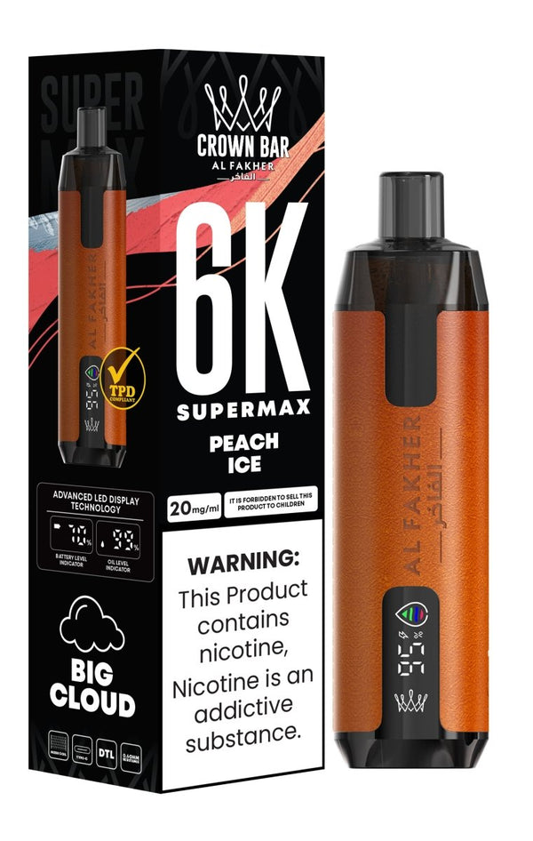 Al Fakher Supermax 6k Puffs Disposable Vape Pod Kit (Box of 10)