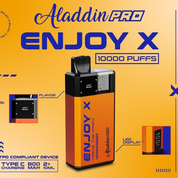 Aladdin Pro Enjoy X 10k Disposable Vape - Box of 10