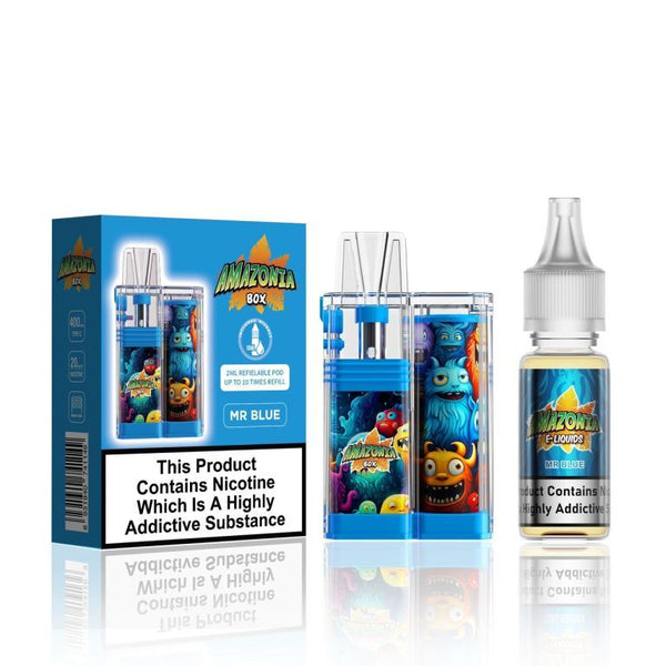 Amazonia Box 16k Puffs Refillable Vape Box of 10