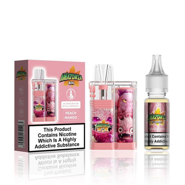 Amazonia Box 16k Puffs Refillable Vape Box of 10