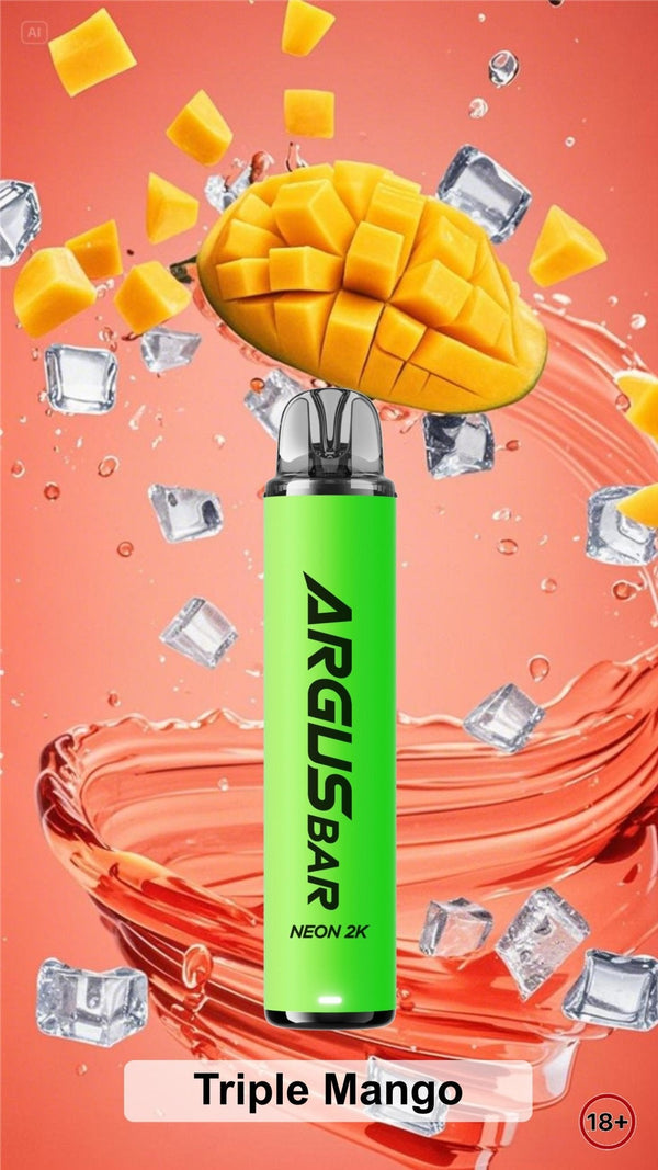 Argus Bar Neon 2000 Prefilled Pod Kit Pack of 10