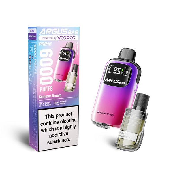 Argus Bar Prime 6000 Disposable Vape - Box of 5