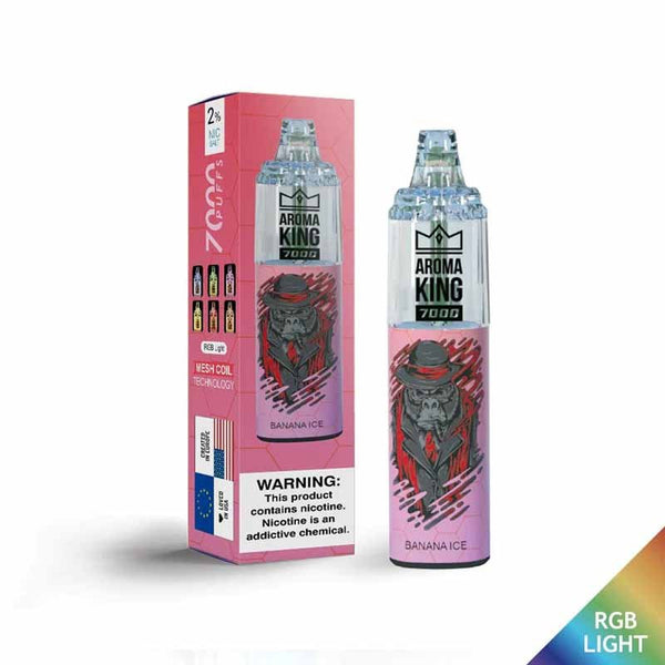 0% Aroma King 7000Disposable Vape Pod - Box of 10