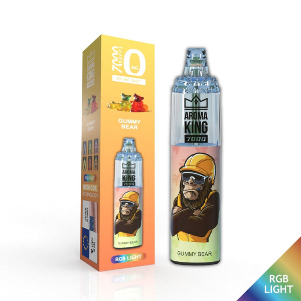 0% Aroma King 7000Disposable Vape Pod - Box of 10