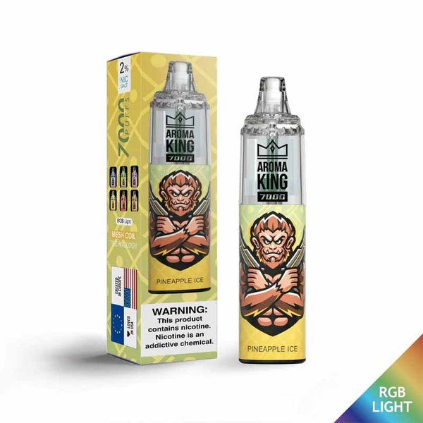 0% Aroma King 7000Disposable Vape Pod - Box of 10
