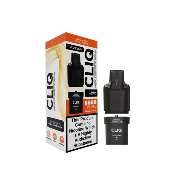 Avomi Cliq 6K Mango Pineapple Refill Pods