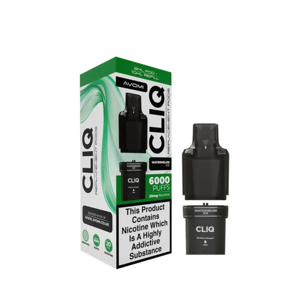 Avomi Cliq 6K Watermelon Ice Refill Pods