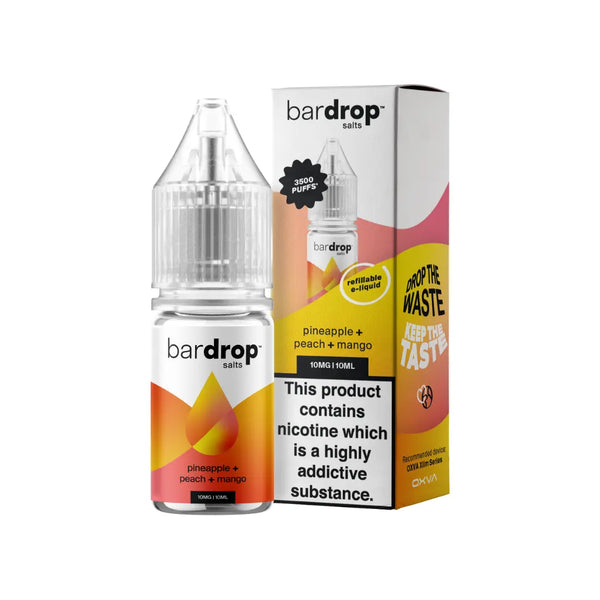 Bar Drop Pineapple Peach Mango 10ml Nic Salt E-liquid