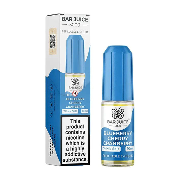 Bar Juice 5000 10ml Nic Salts E-liquids - Box of 10