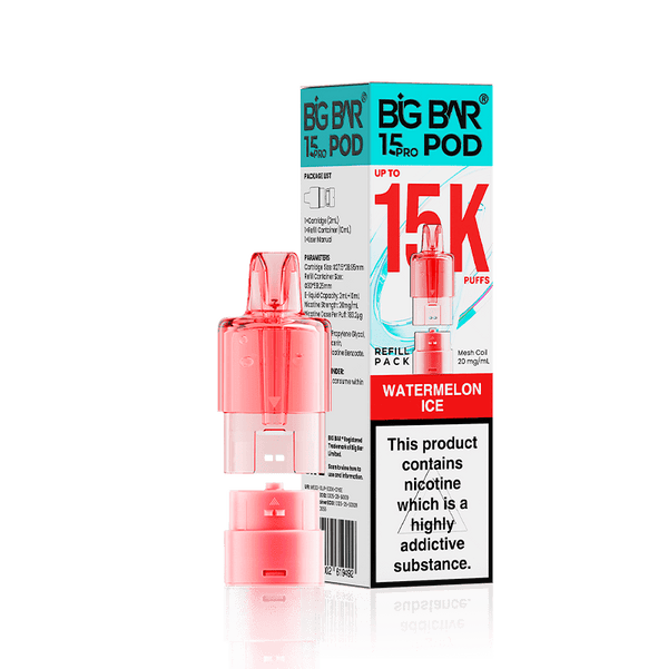 Big Bar 15000 Pro Prefilled Replacement Pods Pack of 5