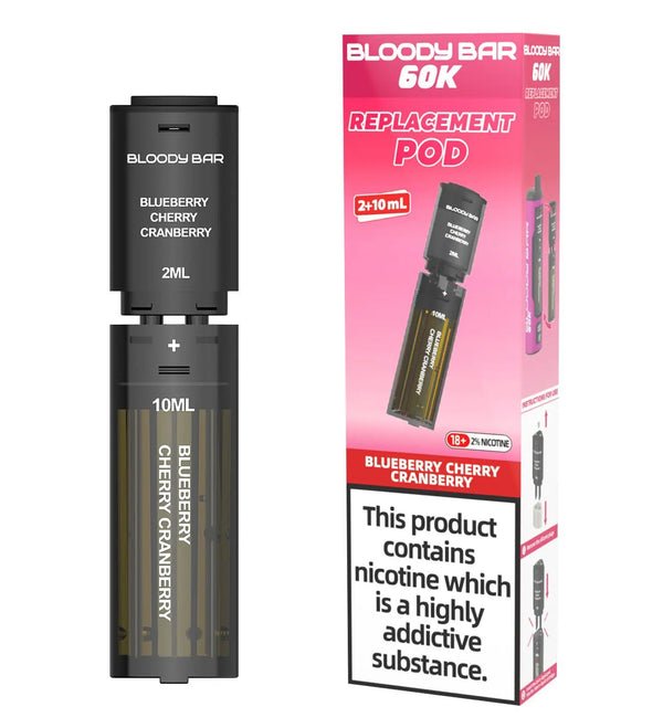 Bloody Bar 60k Prefilled 4 In 1 Replacement Pods Box of 5