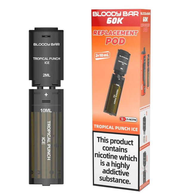 Bloody Bar 60k Prefilled 4 In 1 Replacement Pods Box of 5