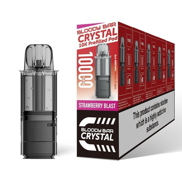 Bloody Bar Crystal 10000 Replacement Pods - Pack of 5