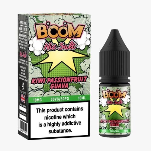 Boom Nic Salts 10ml E-liquids - Box of 10
