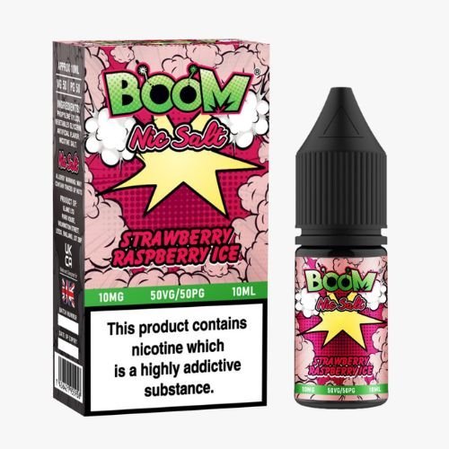 Boom Nic Salts 10ml E-liquids - Box of 10