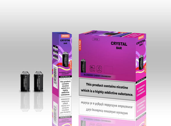 Crystal Bar Original 600 Replacement Pods Pack of 5