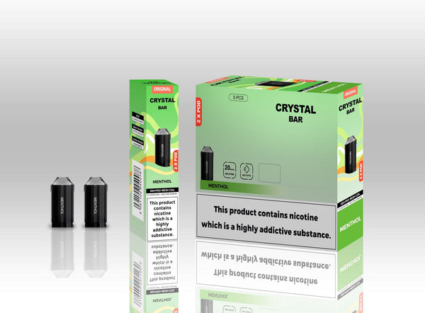 Crystal Bar Original 600 Replacement Pods Pack of 5