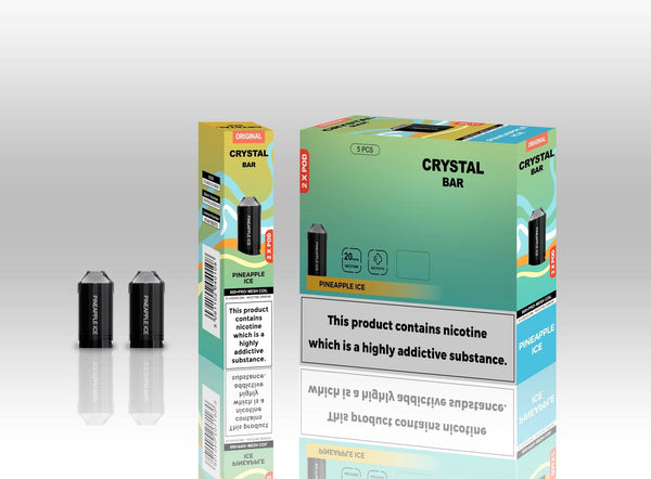 Crystal Bar Original 600 Replacement Pods Pack of 5
