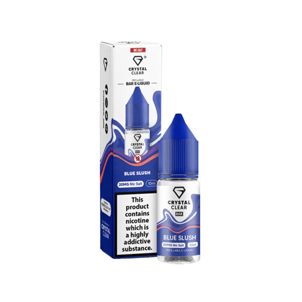 Crystal Clear Blue Slush 10ml Nic Salt E-liquid