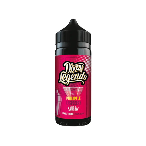 Doozy Legends Pineapple Raspberry Sangria 100ml Shortfill