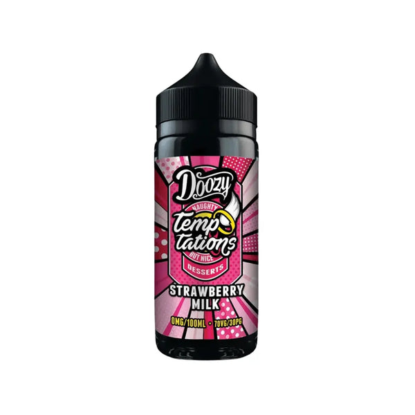 Doozy Temptations Strawberry Milk 100ml Shortfill