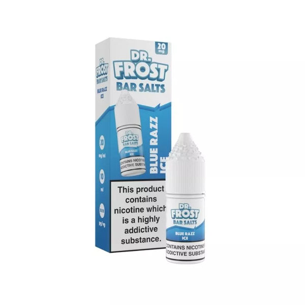 Dr Frost Bar Salts Blue Razz Ice 10ml Nic Salt
