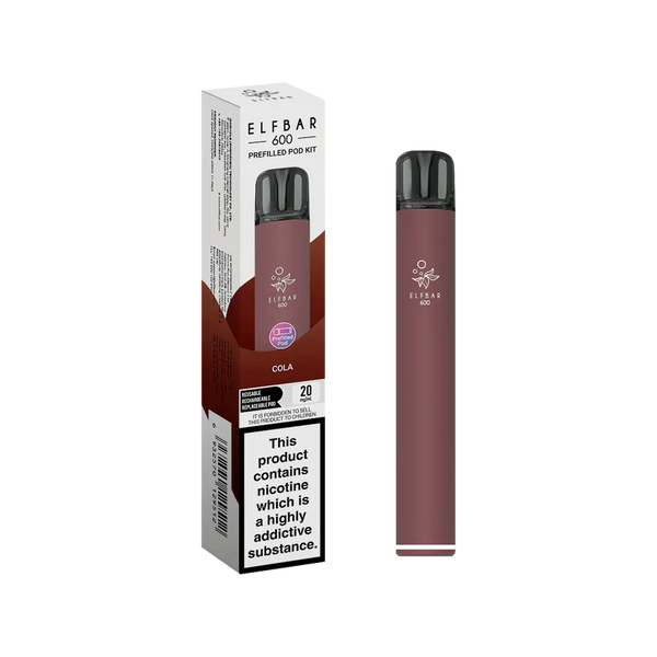 Elf Bar 600 Prefilled Pod Kit - Box of 10