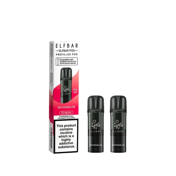 Elf Bar 600 Prefilled Replacement Pods - Pack of 20