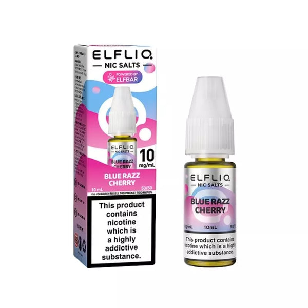 Elf Bar Elfliq Blue Razz Cherry 10ml Nic Salt E-liquid