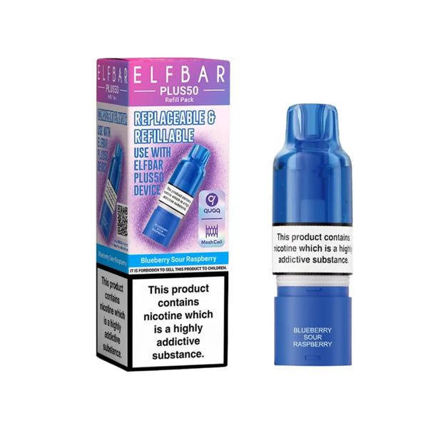 Elf Bar Plus Blueberry Sour Raspberry Refill Pod