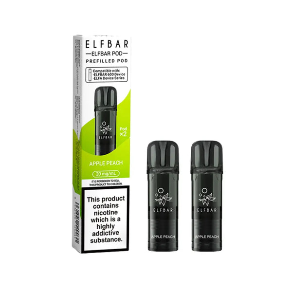 Elf Bar 600 Apple Peach Prefilled Pods