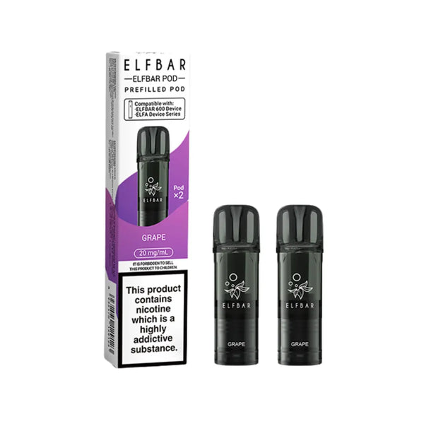 Elf Bar 600 Grape Prefilled Pods